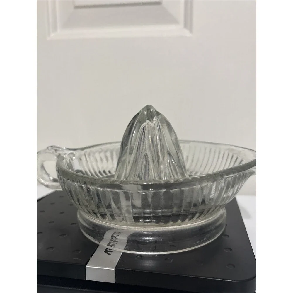 Vintage clear glass